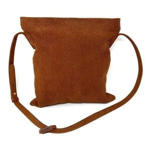 Loewe Crossbody Shoulder Bag Brown Suede Small